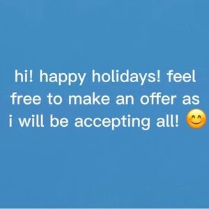 all offers accepted!